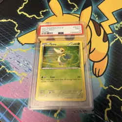 PSA 9 MINT Snivy BW01 Black & White Promo Holo Pokemon Card - Image 1