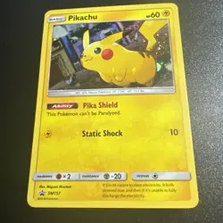 Pikachu - SM157 - Pokemon Sun & Moon Promo Holo Rare Card NM - Image 1