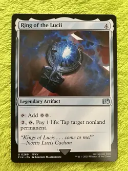 Ring of the Lucii 0269 Uncommon Regular Final Fantasy Magic The Gathering Card - Image 1
