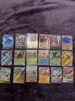 Pokemon TCG Japanese 18 Card Lot all Cards Are EX or V - Image 1