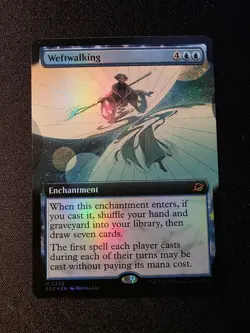 Weftwalking (0330) Extended Art Foil Mtg Edge Of Eternities - Image 1