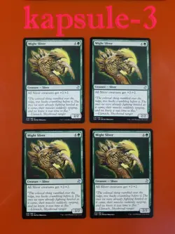 4x Might Sliver | Time Spiral Remastered | MTG Magic Cards - Image 1