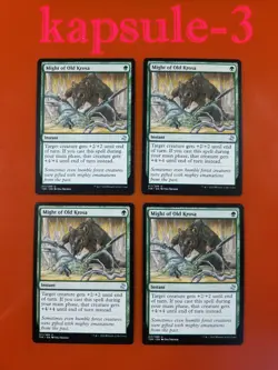 4x Might of Old Krosa | Time Spiral Remastered | MTG Magic Cards - Image 1
