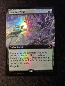 Loading Zone(0344) Extended Art Foil Mtg Edge Of Eternities In Hand - Image 1