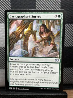 MTG TCG: Cartographer's Survey 190/277, Innistrad: Crimson Vow - Image 1