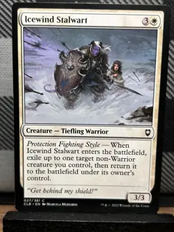 MTG TCG: Icewind Stalwart 27/361, Battle for Baldur's Gate - Image 1