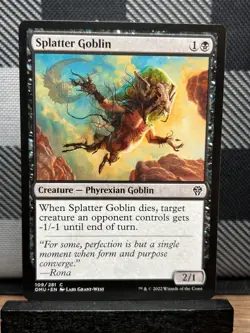 MTG TCG: Splatter Goblin 109/281, Dominaria United - Image 1