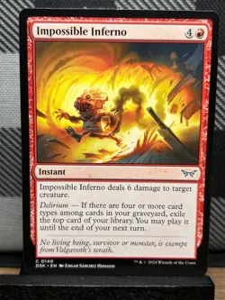 MTG TCG: Impossible Inferno 140, Duskmourn: House of Horror - Image 1