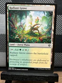MTG TCG: Radiant Grove 253/281, Dominaria United - Image 1