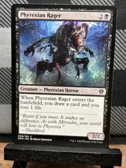 MTG TCG: Phyrexian Rager 99/281,Dominaria United - Image 1