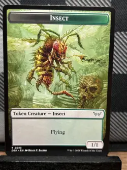 MTG TCG: Insect 13, Token Duskmourn: House of Horror _ TOKEN - Image 1