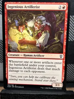 MTG TCG: Ingenious Artillerist 182/361, Battle for Baldur's Gate - Image 1