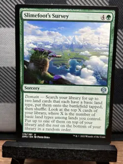 MTG TCG: Slimefoot's Survey 178/281, Dominaria United - Image 1