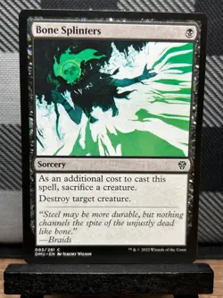 MTG TCG: Bone Splinters 83/281, Dominaria United - Image 1