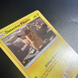 2019 Pokemon Sun & Moon Promo Detective Pikachu #SM194 Holo Light Play - Image 3