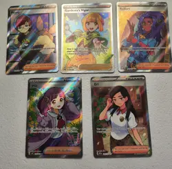 Pokemon TCG Lot of 17 Trainer Cards Full Art IR SIR HR - Image 1