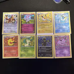 Full Pokemon TCG Eeveelution Set Black & White Promo BW87 - BW94 + Sylveon XY04 - Image 1
