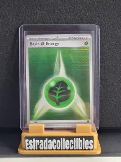 Pokemon TCG - Grass Energy - 017 (Horizontal Holo) - Black Bolt & White Flare - Image 1