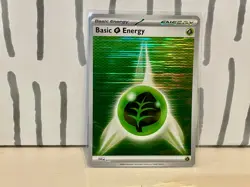 Pokemon TCG - Grass Energy - 017 (Horizontal Holo) - Black Bolt & White Flare - Image 1