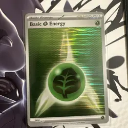 Pokemon TCG - Grass Energy - 017 (Horizontal Holo) - Black Bolt & White Flare - Image 1