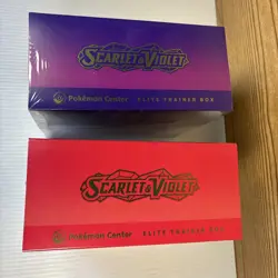 Scarlet And Violet Base Pokemon Center Elite Trainer Box Sealed Lot Of 2 - Image 4