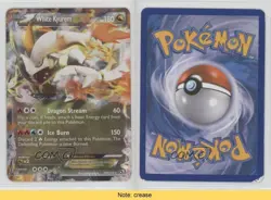 White Kyurem EX Pokemon Black & Legendary Treasures #101 READ 2f4 - Image 3