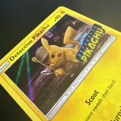Pokemon Detective Pikachu SM170 Black Star Promo label - Image 3
