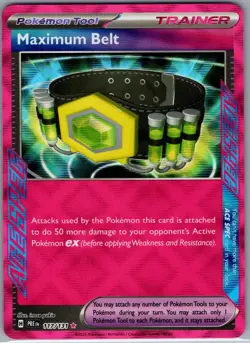 Maximum Belt 117/131 - Pokemon SV Prismatic Evolutions - Ace Spec Rare Holo (NM) - Image 1