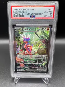 PSA 10 Koraidon ex 247/198 Special Illustration Rare Pokemon Scarlet & Violet - Image 1