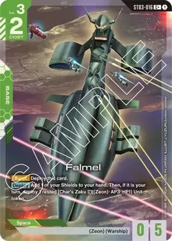 Falmel Alternate Art Foil - ST03-016 C+ NM - Gundam TCG Card Game - Image 1
