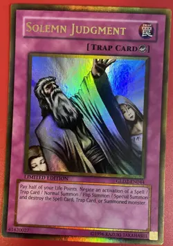 Yugioh Solemn Judgment GLD2-EN044 - Gold Rare Limited Edition - Image 6