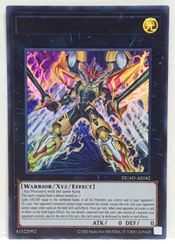 Konami Yugioh Asia-English Number F0: Utopic Future Zexal DUAD-AE042 Ultra Rare - Image 1