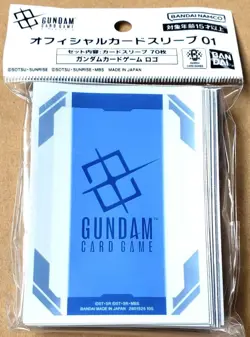 Gundam Logo Official Sleeves - Brand New Sealed - Gundam TCG Card Game 70 sheets - Image 1