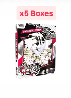 Pokemon - TCG - Scarlet & Violet White Flare Binder Collection ✅IN HAND✅ - Image 1