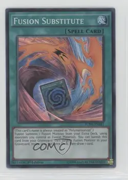 Super Rare - Fusion Substitute 1st Ed. YuGiOh Enforcers #FUEN-EN041 q5p - Image 1