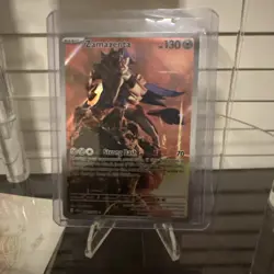 Pokemon TCG Zamazenta Illustration Card 201/182 Destined Rivals Series - Image 1