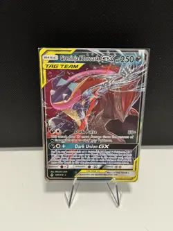Pokemon TCG Greninja & Zoroark GX Holo Ultra Rare Card 107/214 Unbroken Bonds - Image 1