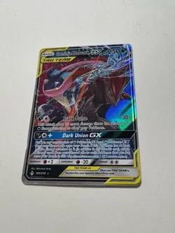 Pokemon TCG Greninja & Zoroark GX Holo Ultra Rare Card 107/214 Unbroken Bonds - Image 2