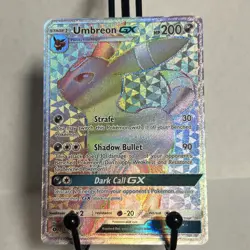 Umbreon GX Secret Rainbow Rare Card 154/149 Sun & Moon Base Set - Image 2