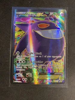 Gengar EX 114/119 (Full Art) Holo Ultra Rare Card Pokemon XY Phantom Forces 2014 - Image 1