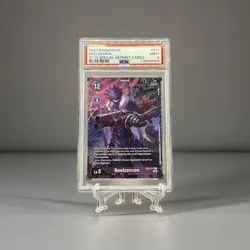 Beelzemon Alt Art 111 SEC Digimon Card Game ST14 Advanced Deck PSA 9 MINT - Image 2