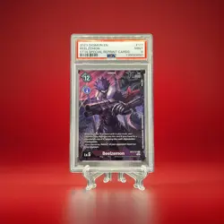 Beelzemon Alt Art 111 SEC Digimon Card Game ST14 Advanced Deck PSA 9 MINT - Image 3