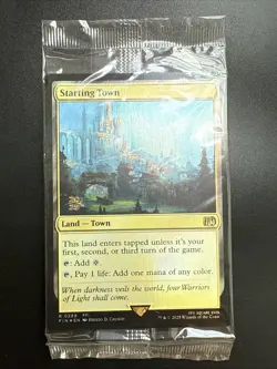 FOIL Starting Town PRERELEASE STAMPED MTG Final Fantasy NM English SEALED - Image 1