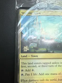 FOIL Starting Town PRERELEASE STAMPED MTG Final Fantasy NM English SEALED - Image 2