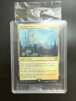 FOIL Starting Town PRERELEASE STAMPED MTG Final Fantasy NM English SEALED - Image 4