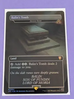 MTG: The Lord of the Rings: Balin's Tomb - Ancient Tomb Foil #0357 Mythic - NM - Image 1