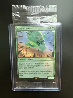 FOIL Jumbo Cactuar PRERELEASE STAMPED MTG Final Fantasy NM English SEALED - Image 4