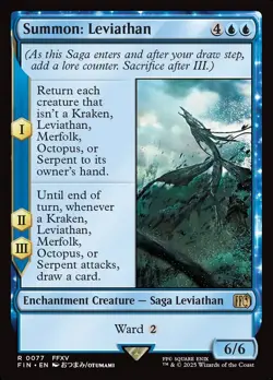 Summon: Leviathan FOIL Final Fantasy MTG NM - Image 1
