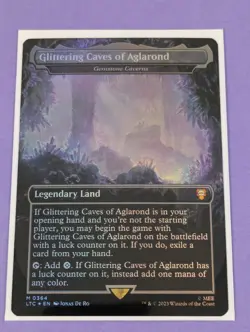 MTG: Lord of the Rings: Gliterring Caves of Algarond Gemstone Caverns Foil #0364 - Image 1