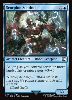 Scorpion Sentinel FOIL Final Fantasy MTG NM - Image 1